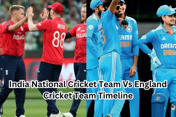 England Cricket Team vs India National Cricket Bloc Timeline